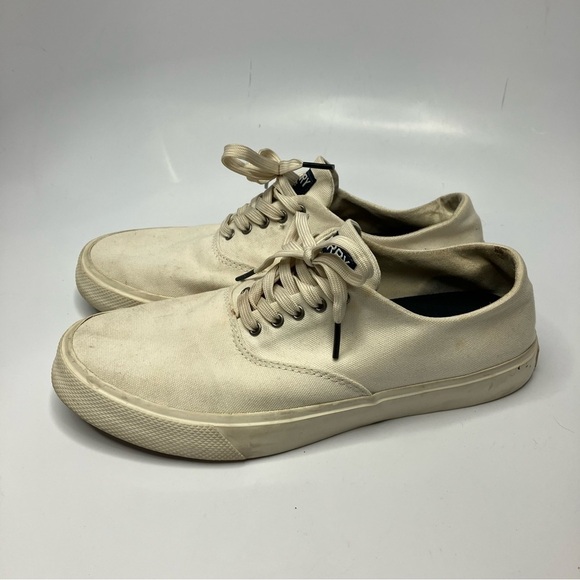 Sperry off white casual sneakers size 8.5 - Picture 3 of 6